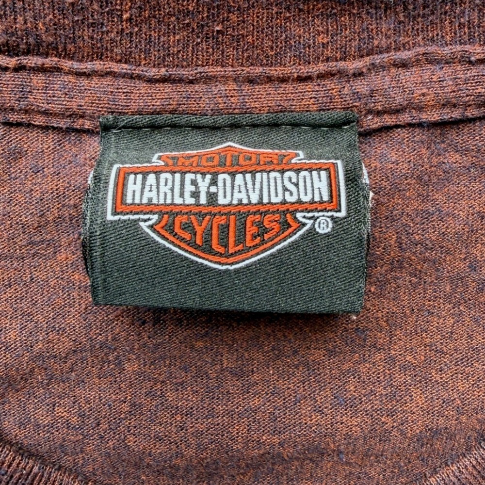 Harley Davidson Nashville Music City T-Shirt Mens XL Boswells Honky Tonk Maroon - Picture 4 of 8